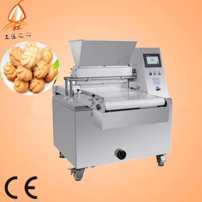 Automatic servo system cookie depositor/butter cookie machine/macaron making machine